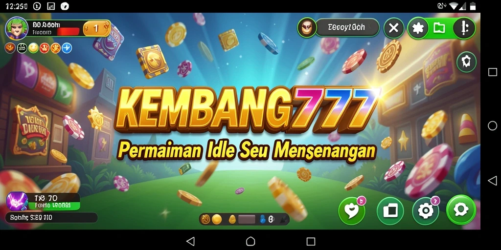 Screenshot utama KEMBANG777 menampilkan gameplay seru dan karakter menarik.