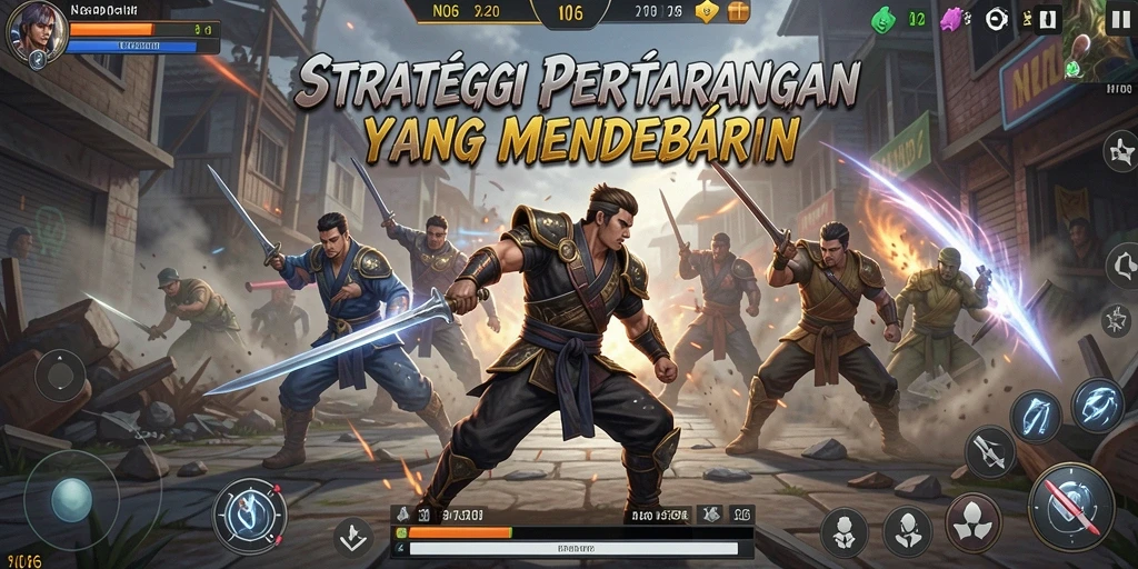 Tampilan menarik dari gameplay strategis N06.