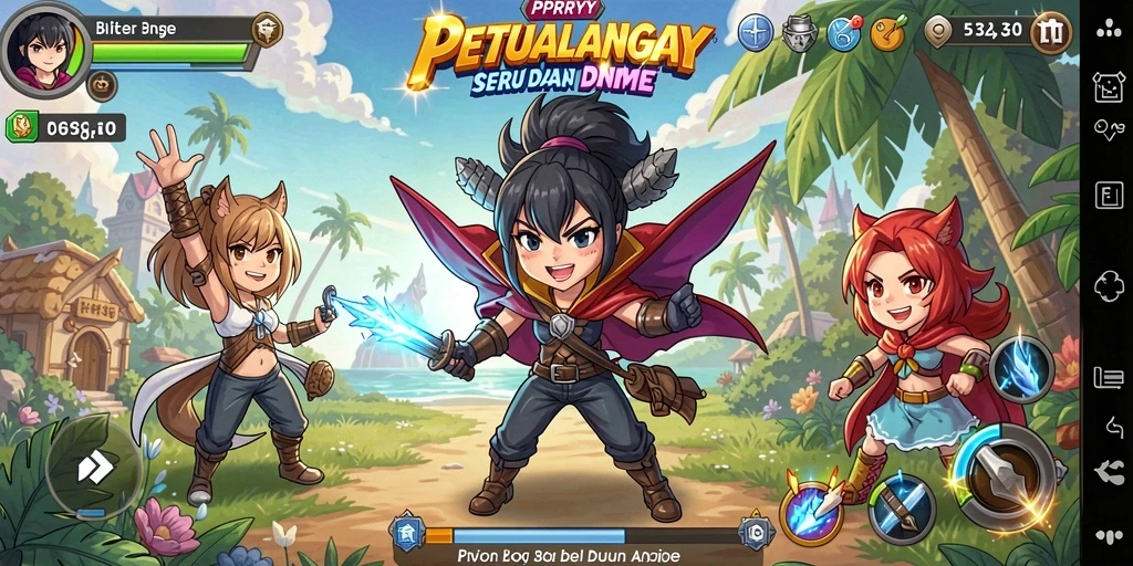 Tampilan menarik dalam gameplay PPRRYY yang memikat.