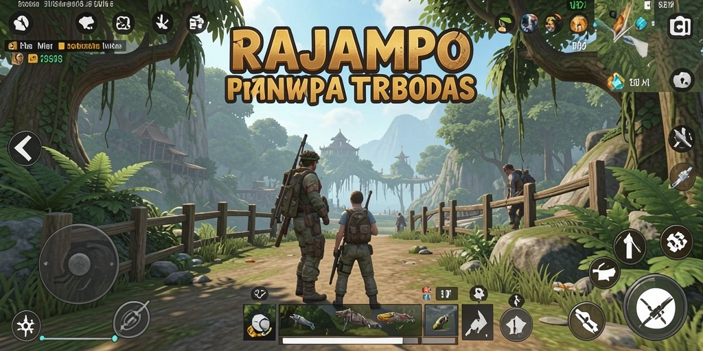 Screenshot menampilkan eksplorasi menyenangkan dunia terbuka RAJAMPO.