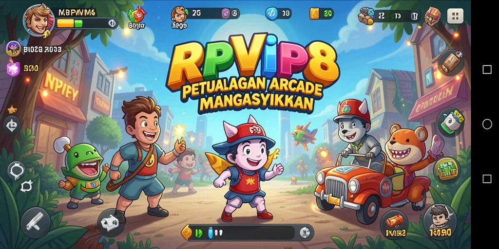 Tampilan gameplay menegangkan dan penuh aksi RPVIP8.