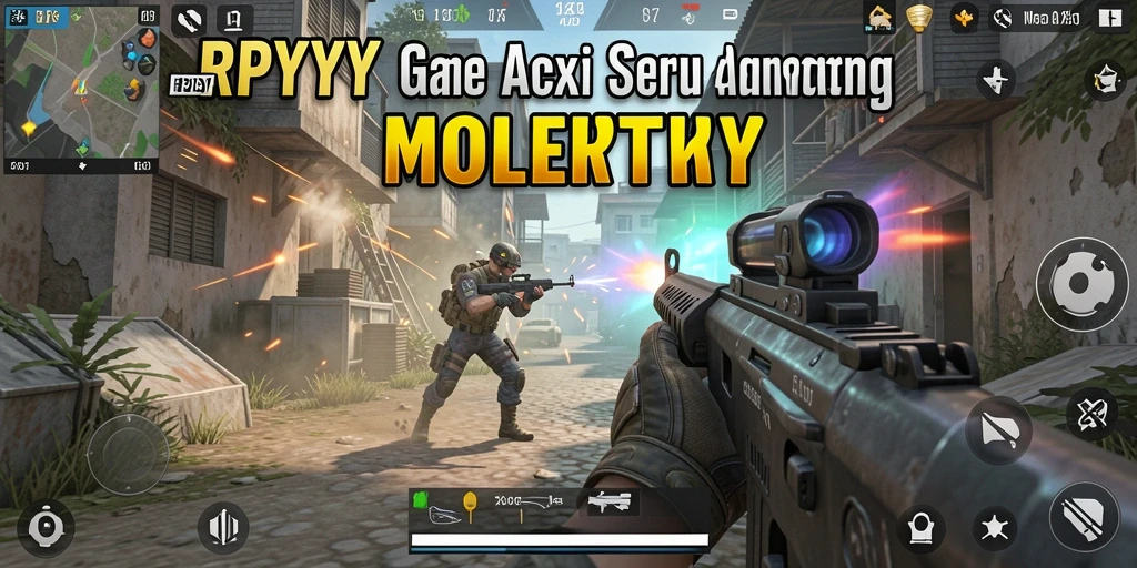 Gameplay menegangkan dengan aksi tembak-menembak yang seru.