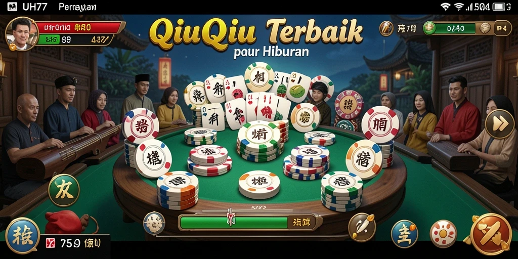 Tampilan gameplay QiuQiu yang menarik dan penuh tantangan.