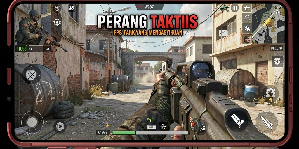 Tangkapan layar dari gameplay seru WG87 yang mendebarkan.
